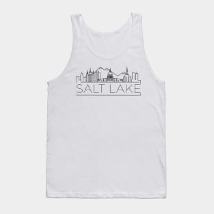 Salt Lake Minimal Skyline Tank Top